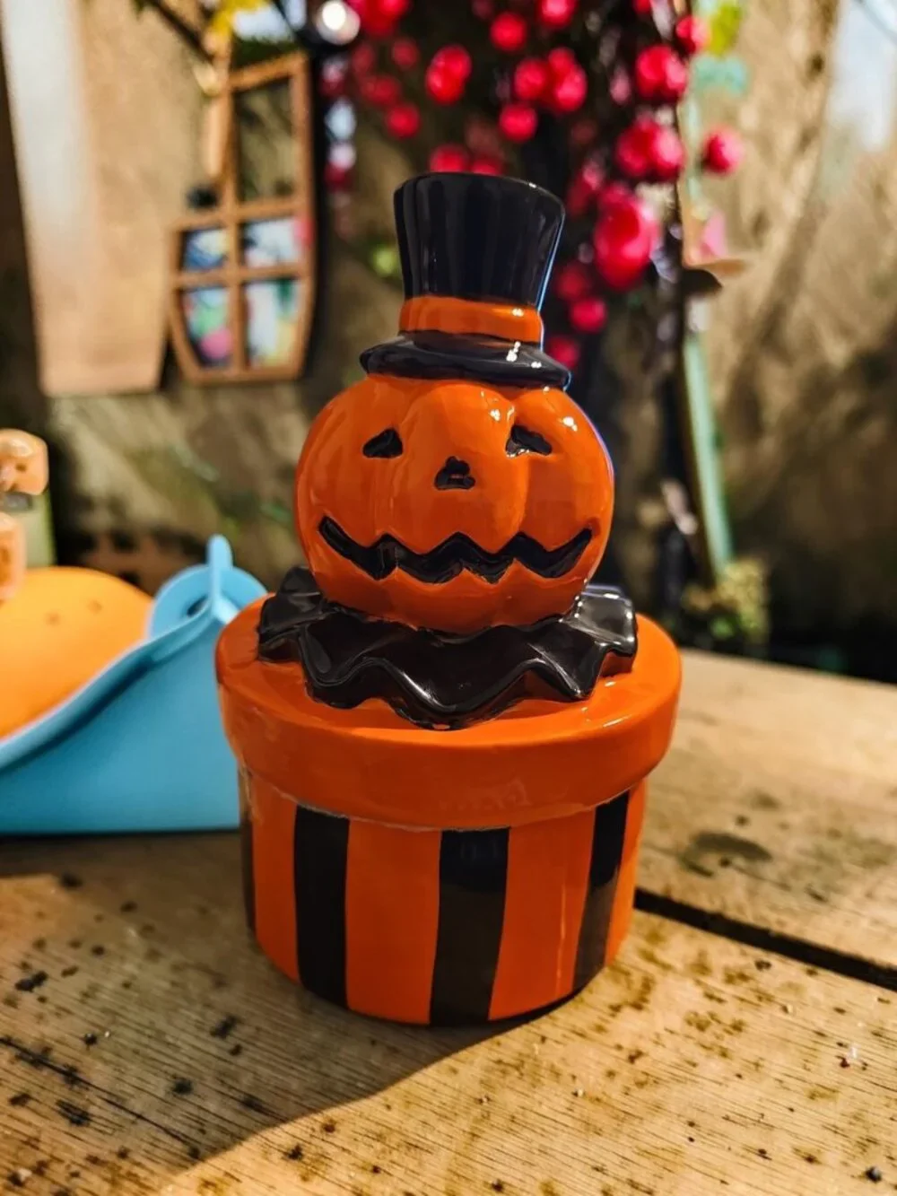 Ceramic Trinket Box – Boîte Vide‑Poche – Hand Wash Only – Greenbrier Internation